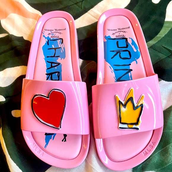 Vivienne Westwood | Shoes | Vivienne Westwood Melissa Anglomania Heart  Crown Slides | Poshmark